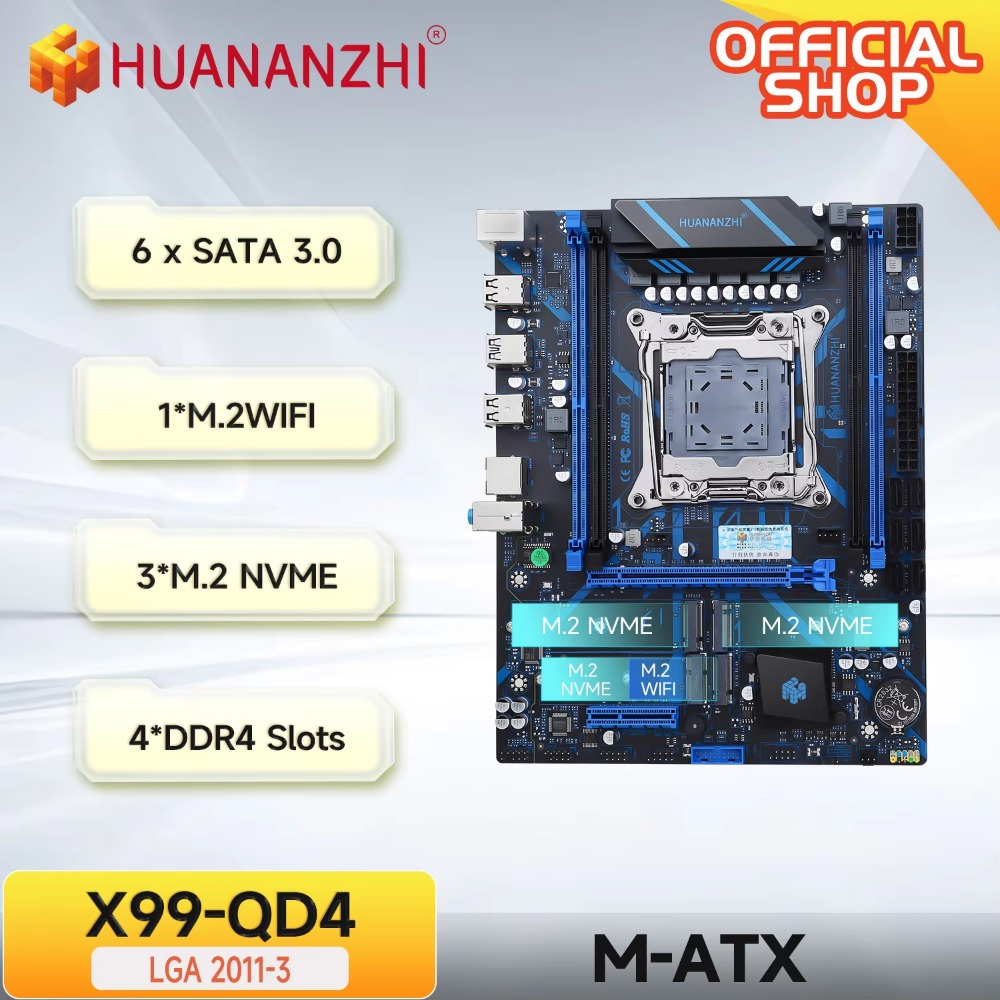 E5 2696 V3 - Placa base HUANANZHI X99 QD4 LGA