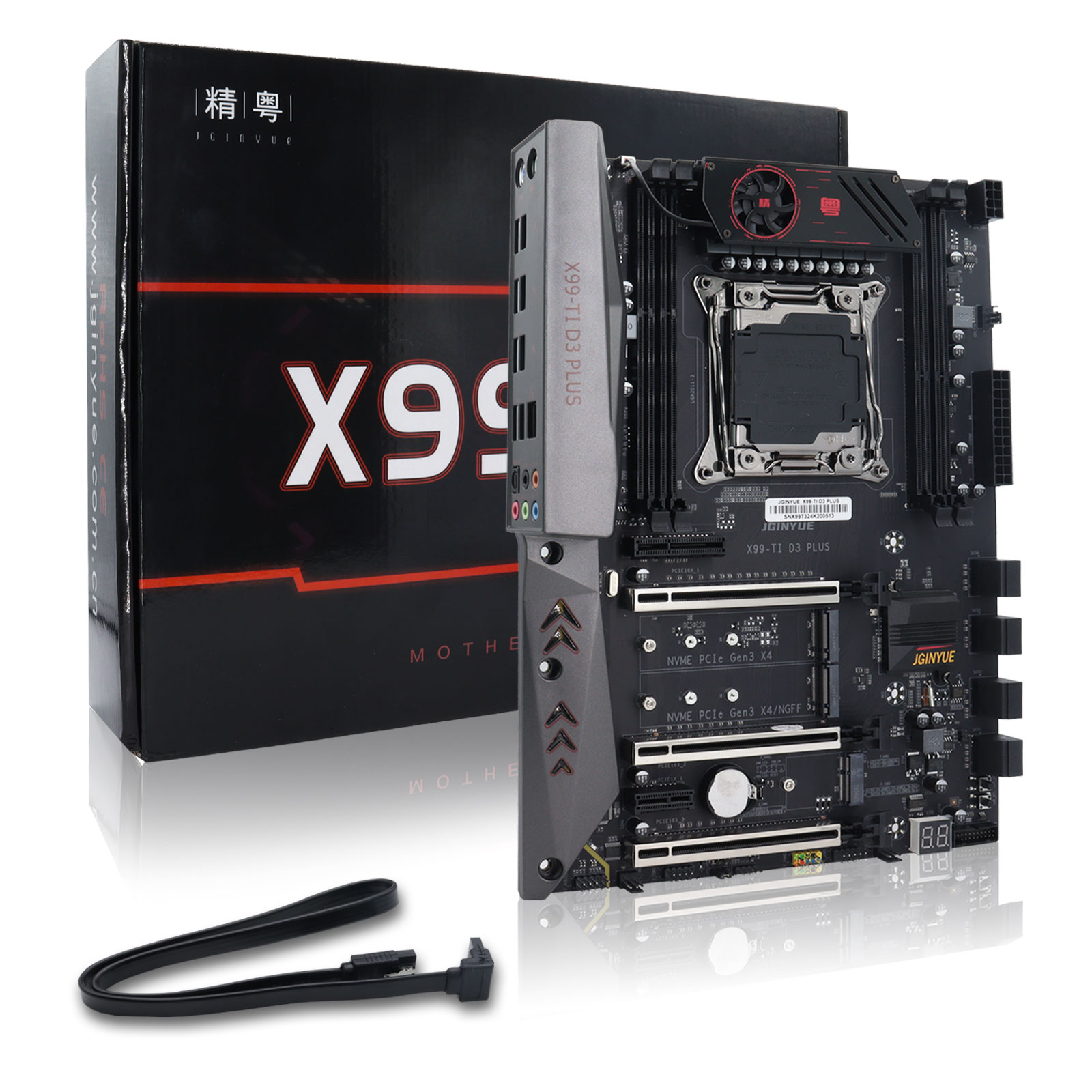 Tarjeta Madre JGINYUE X99-TI D - E5 2696 V3 reseña y precio