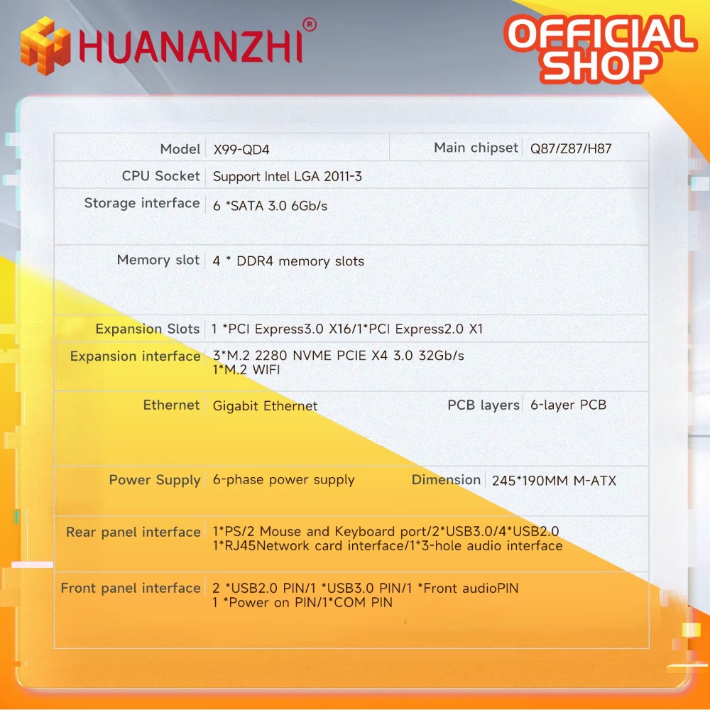 Placa base HUANANZHI X99 QD4 L - E5 2696 V3 reseña y precio